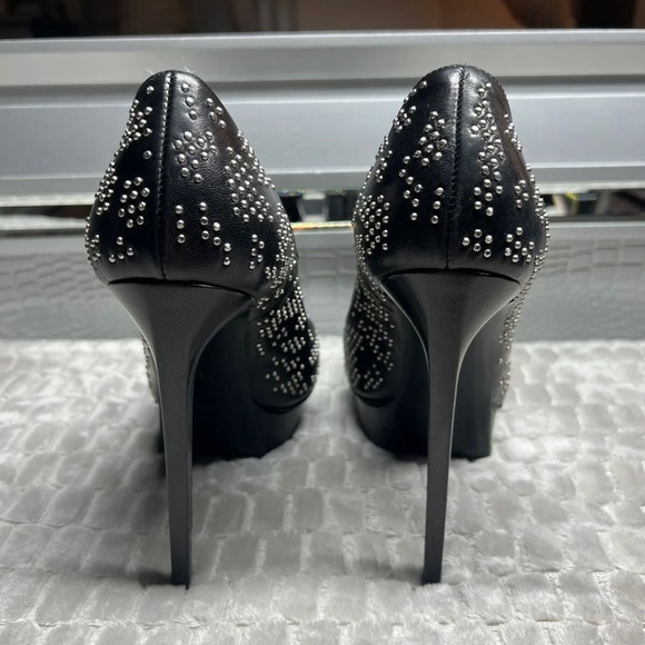 SAINT LAURENT WOMEN HEELS⭐️SIZE 38⭐️LEATHER⭐️GOOD CONDITION⭐️100% Authentic⭐️ - Picture 8 of 11